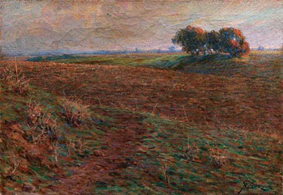 Inverno nella campagna romana