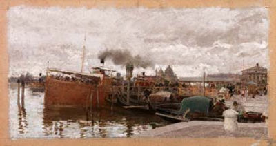In laguna by Giuseppe Mentessi - Auction record, sale price, and art valuation. Compare with similar artists and explore comparable artworks.