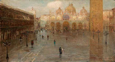 Acqua alta in Piazza San Marco