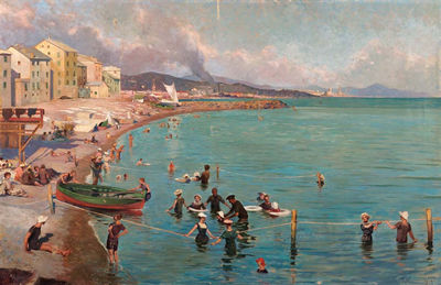 Giornata di bel tempo a Pegli - 1906