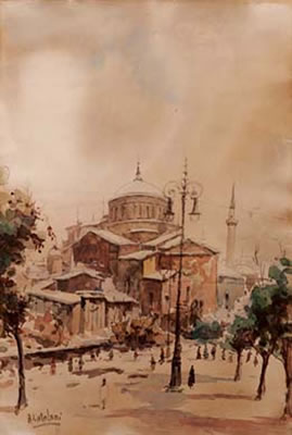 Veduta di una chiesa
