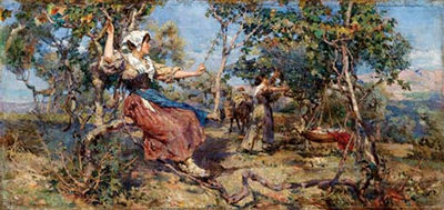 Sample artwork by Alessandro Battaglia (1870 - 1940), known for painting - View similar artists and auction records