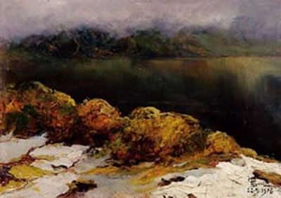 Lago d'inverno - 1916