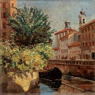 Il Naviglio al Carrobbio - 1928