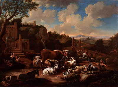 Paesaggio con pastori e armenti nella campagna romana by Domenico Brandi - Auction record, sale price, and art valuation. Compare with similar artists and explore comparable artworks.