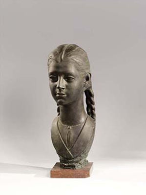 Fanciulla con trecce by Angelo Biancini - Auction record, sale price, and art valuation. Compare with similar artists and explore comparable artworks.