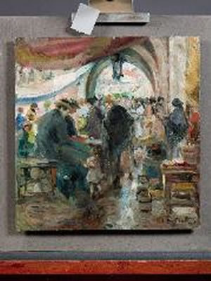 Mercato presso l'Arengario a Monza - 1920 by Antonio Piatti - Auction record, sale price, and art valuation. Compare with similar artists and explore comparable artworks.