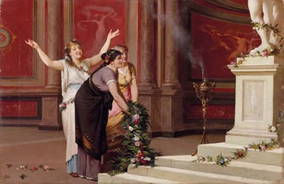 L'offerta a Venere - 1875/78 circa