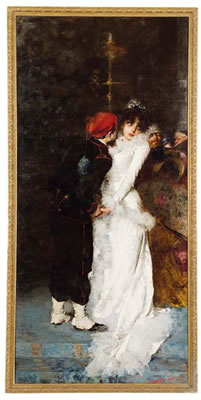 Sample artwork by Vincenzo Irolli (1860 - 1949), known for figure, genre, interior, portrait, still life and religious painting, drawing - View similar artists and auction records