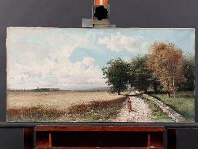 Sample artwork by Eugenio Amus (1834 - 1899), known for painting - View similar artists and auction records