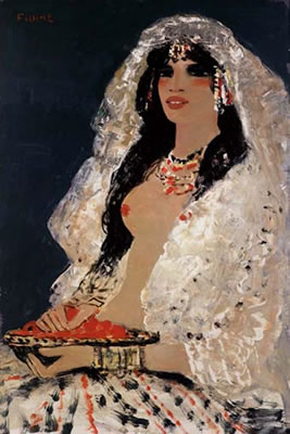 Marocchina col velo bianco