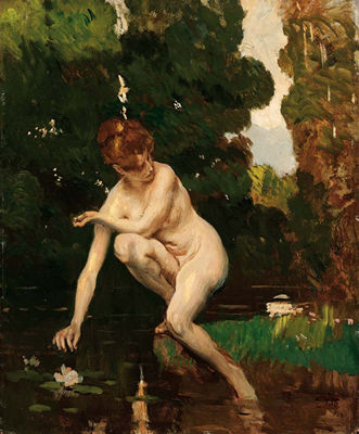 Ninfa al bagno
