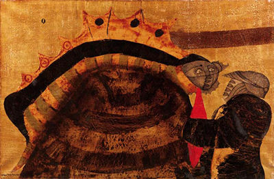 Sample artwork by Gaetano Pompa (1933 - 1998), known for painting and sculpture - View similar artists and auction records
