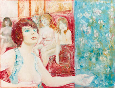 Maison Tellier by Aligi Sassu - Auction record, sale price, and art valuation. Compare with similar artists and explore comparable artworks.