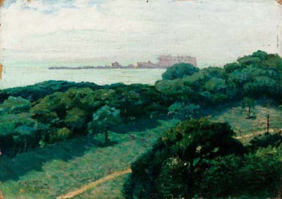Anzio, il porto da villa Borghese