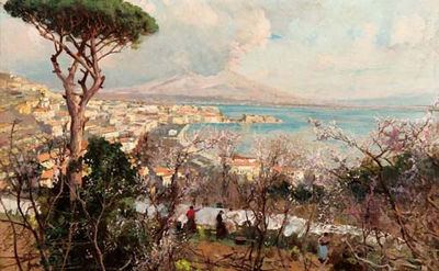 Primavera sul golfo di Napoli