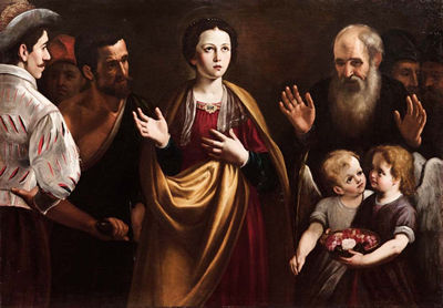 Sample artwork by Tommaso Salini (1575 - 1625), known for still lifes and floral paintings influenced by caravaggio - View similar artists and auction records