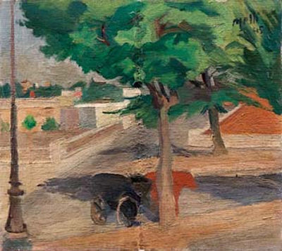 Paesaggio urbano, 1945