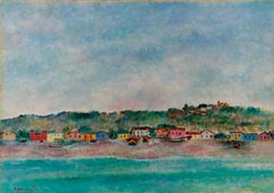 Case a Marzocca viste dal mare, 1967