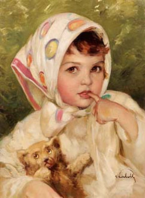 Bambina con orsacchiotto