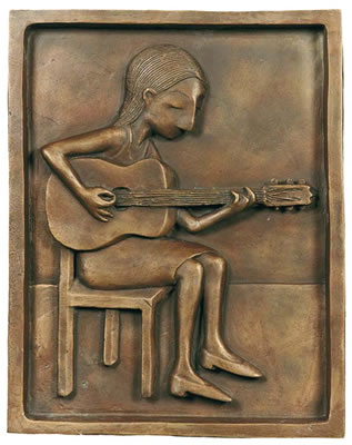 Ragazza con chitarra by Giacomo Piussi - Auction record, sale price, and art valuation. Compare with similar artists and explore comparable artworks.