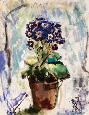 Vaso di fiori, 1953 by Renzo Zanutto - Auction record, sale price, and art valuation. Compare with similar artists and explore comparable artworks.