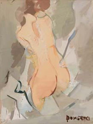Nudo di spalle