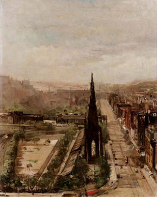 Princes Street Edinburgo by Eugenio Scorzelli - Auction record, sale price, and art valuation. Compare with similar artists and explore comparable artworks.
