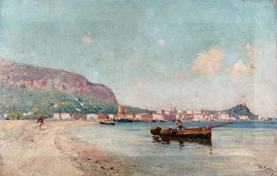 Marina by Michele Catti - Auction record, sale price, and art valuation. Compare with similar artists and explore comparable artworks.