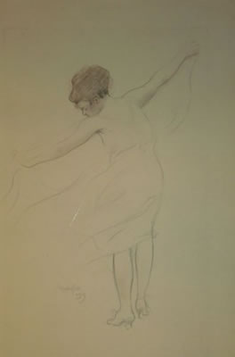 Sample artwork by Armand Andre Louis Rassenfosse (1862 - 1934), known for paintings of female nude dancers and 'trollops', graphic arts, book illustration - View similar artists and auction records