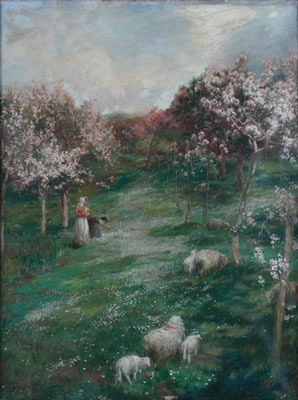 Landscape with Sheep