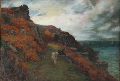 Landscape with Goats