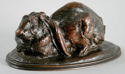 HARE by Louis Theophile Hingre - Auction record, sale price, and art valuation. Compare with similar artists and explore comparable artworks.