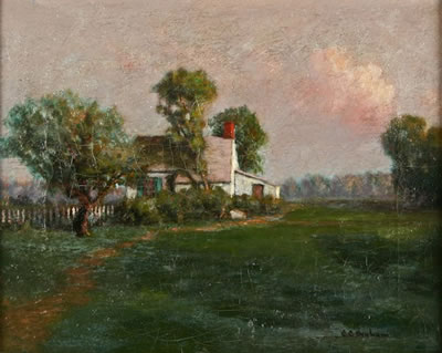 Cottage at Sunset
