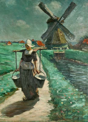 A Volendam Milk-Maid