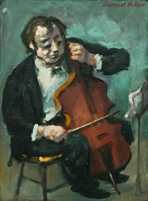 "Cello Player"