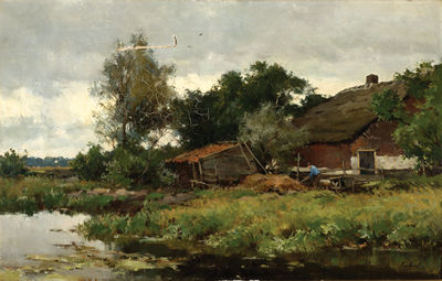 Farm near the water