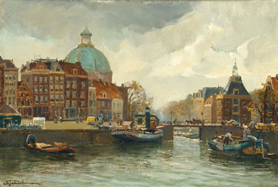View of the New or Round Lutherean Church in Amsterdam