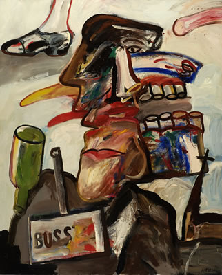 Composition with faces by Anton Martineau - Auction record, sale price, and art valuation. Compare with similar artists and explore comparable artworks.