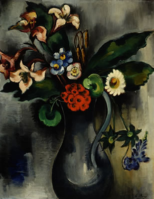 Still life with flowers in a vase by Else Berg - Auction record, sale price, and art valuation. Compare with similar artists and explore comparable artworks.