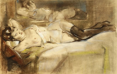 Reclining nude