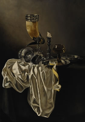 Still life with tin