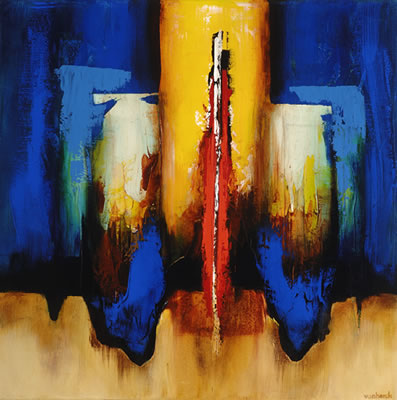 Abstract painting no. 1.98.5
