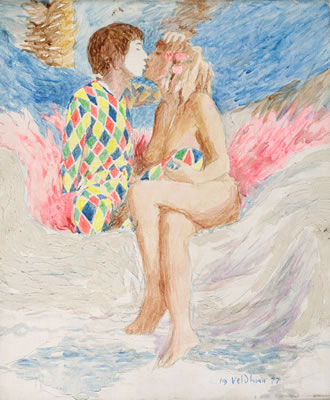 Lovers;Man and three women (2)