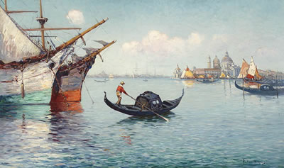 View of the Canal Grande in Venice