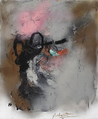 Portrait of Ger Lataster: Self-portrait
