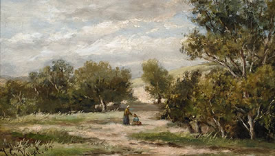 Figures in a dune landscape
