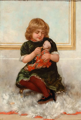 Tea-time with the doll
