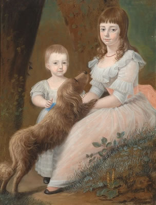 Portrait of two girls and their dog by Jordanus Hoorn - Auction record, sale price, and art valuation. Compare with similar artists and explore comparable artworks.