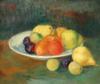 Still life of fruit